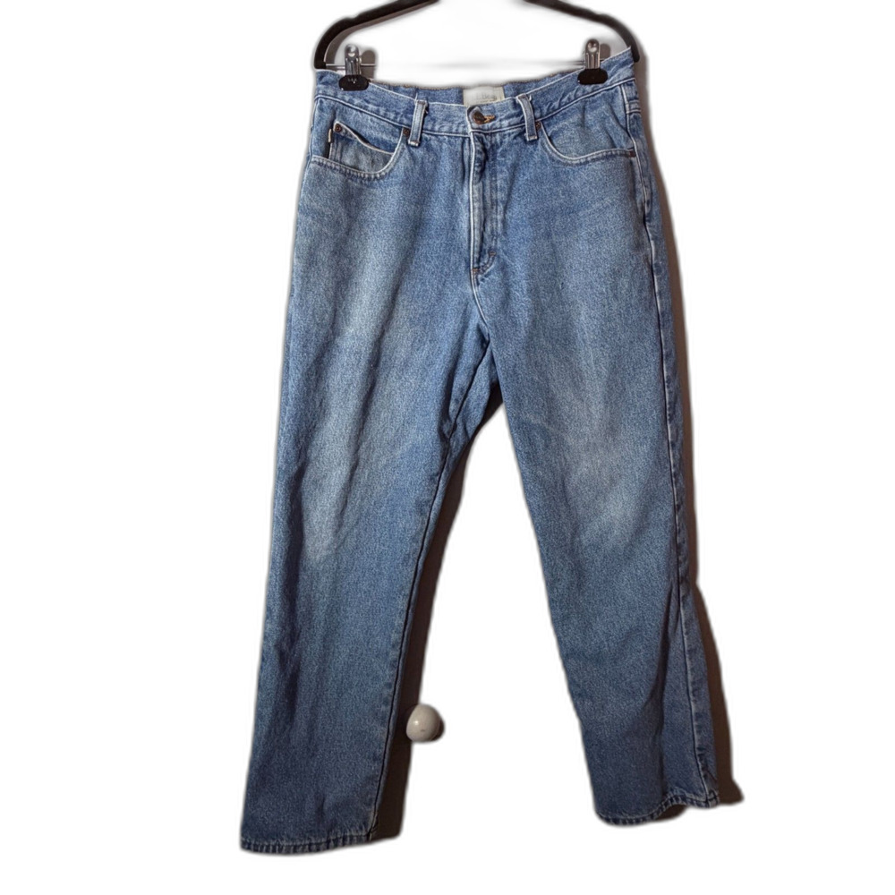 L.L. Bean Jeans 34x30 Classic Fit Straight Leg Blue Denim Made In Mexico